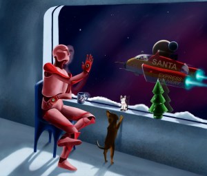 christmas in space